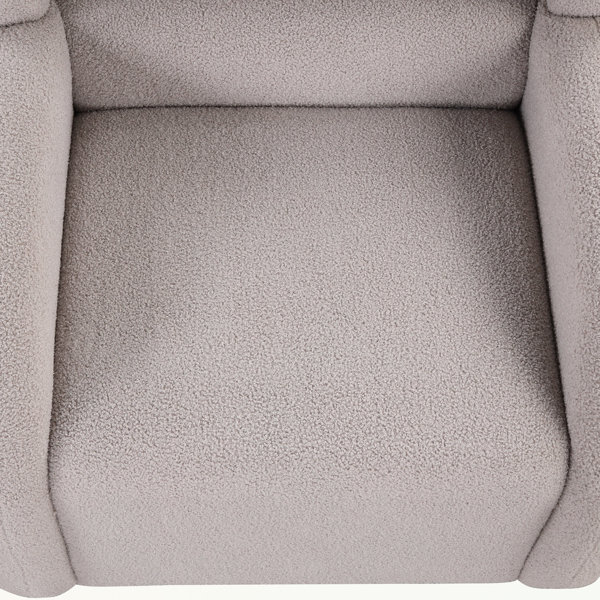 Ivy Bronx Aubuchon Velvet Swivel Chair And A Half with Ottoman Wayfair